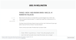Desktop Screenshot of gregnz.wordpress.com