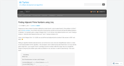 Desktop Screenshot of alitarhini.wordpress.com