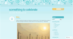 Desktop Screenshot of celebrationdays.wordpress.com