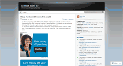 Desktop Screenshot of dasfreak.wordpress.com