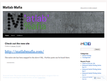 Tablet Screenshot of matlabmafia.wordpress.com
