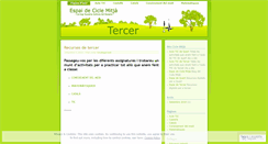 Desktop Screenshot of espaidetercer.wordpress.com