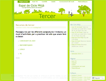 Tablet Screenshot of espaidetercer.wordpress.com