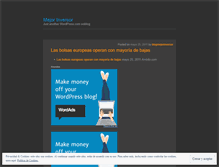 Tablet Screenshot of mejorinversor.wordpress.com