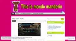 Desktop Screenshot of mandomanderin.wordpress.com