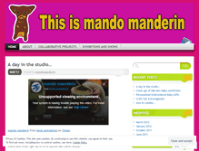 Tablet Screenshot of mandomanderin.wordpress.com