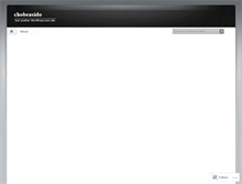 Tablet Screenshot of chobeasido.wordpress.com