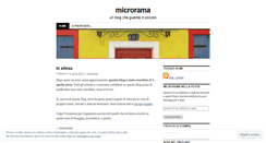 Desktop Screenshot of microrama.wordpress.com