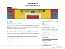 Tablet Screenshot of microrama.wordpress.com