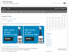 Tablet Screenshot of jantus.wordpress.com