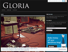 Tablet Screenshot of gloriaband.wordpress.com