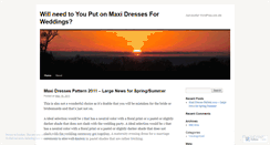 Desktop Screenshot of maxidresses97.wordpress.com