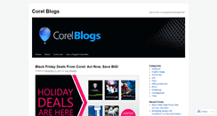 Desktop Screenshot of corelblogs.wordpress.com