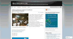 Desktop Screenshot of bracodonorte.wordpress.com