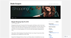 Desktop Screenshot of dealscoupon.wordpress.com