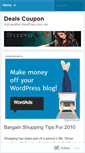 Mobile Screenshot of dealscoupon.wordpress.com