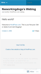 Mobile Screenshot of nwworkingdogs.wordpress.com