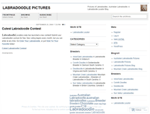 Tablet Screenshot of labradoodlepictures.wordpress.com