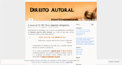 Desktop Screenshot of direitoautoral.wordpress.com