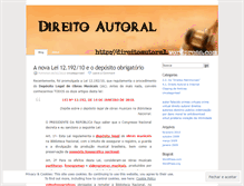 Tablet Screenshot of direitoautoral.wordpress.com