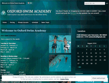 Tablet Screenshot of oxfordswimacademy.wordpress.com