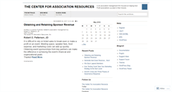 Desktop Screenshot of centerforassociationresources.wordpress.com