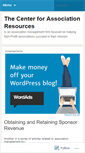 Mobile Screenshot of centerforassociationresources.wordpress.com