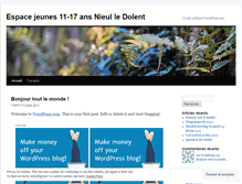 Tablet Screenshot of espacejeunesnld.wordpress.com