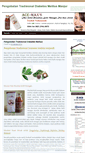 Mobile Screenshot of mypengobatantradisionaldiabetes.wordpress.com
