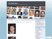 Tablet Screenshot of cicadagame.wordpress.com