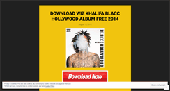 Desktop Screenshot of downloadwizkhalifablacchollywoodfree.wordpress.com