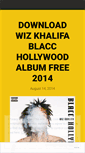 Mobile Screenshot of downloadwizkhalifablacchollywoodfree.wordpress.com