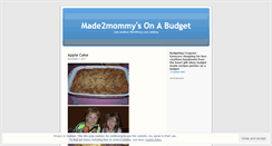 Desktop Screenshot of made2mommy.wordpress.com