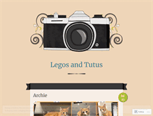 Tablet Screenshot of legosandtutus.wordpress.com