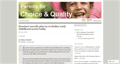 Desktop Screenshot of choiceandquality.wordpress.com