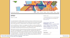 Desktop Screenshot of madstopreading.wordpress.com