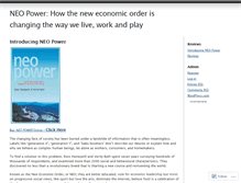 Tablet Screenshot of neopower.wordpress.com