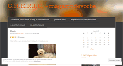 Desktop Screenshot of magazindevorbe.wordpress.com