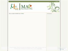 Tablet Screenshot of macgivemontreal.wordpress.com