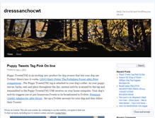 Tablet Screenshot of dresssanchocwt.wordpress.com