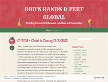 Tablet Screenshot of godshandsandfeetglobal.wordpress.com