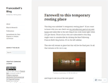 Tablet Screenshot of francesbell.wordpress.com