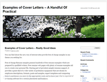 Tablet Screenshot of examplecoverletter97.wordpress.com