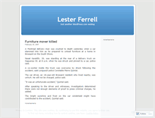 Tablet Screenshot of lesterferrell.wordpress.com