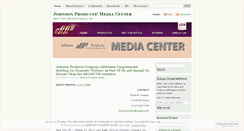 Desktop Screenshot of johnsonproductsmedia.wordpress.com