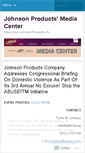 Mobile Screenshot of johnsonproductsmedia.wordpress.com