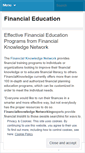 Mobile Screenshot of financialknowledgenetwork.wordpress.com