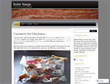 Tablet Screenshot of butterbadge.wordpress.com