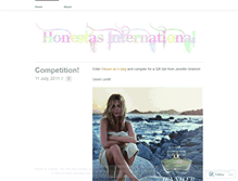 Tablet Screenshot of honestasinternational.wordpress.com