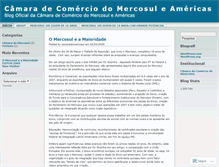 Tablet Screenshot of ccmercosul.wordpress.com